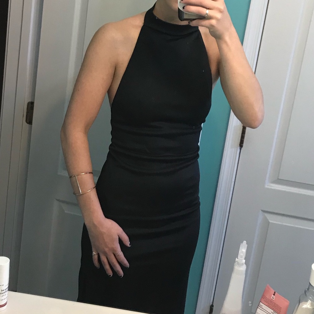 Backless prom dress